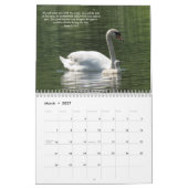 Crainte non écriture cygne calendrier photo (Mar 2027)