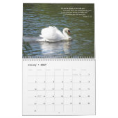 Crainte non écriture cygne calendrier photo (Jan 2027)