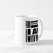 Crainte pas Bible Verse Café Mug (Devant droit)