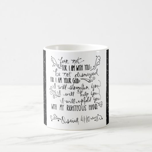 Crainte pas pour moi suis avec vous. Tasse de (Centre)