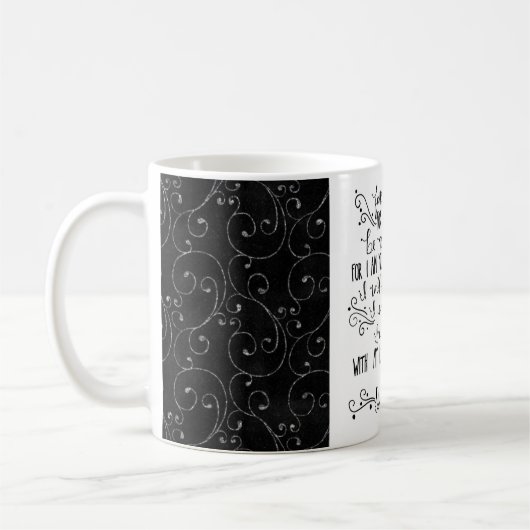 Crainte pas pour moi suis avec vous. Tasse de (Gauche)