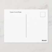 Cramers Covered Bridge Briefkaart (Achterkant)