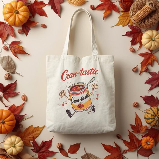 Cran-tastic - Grappige Thanksgiving Cranberry Pun Tote Bag