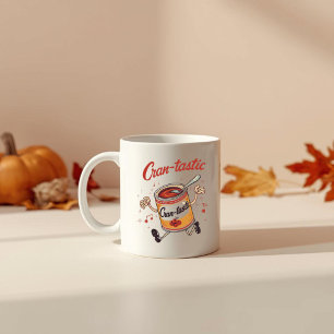 Cran-tastisch - Grappige Thanksgiving Veenbes Woor Koffiemok