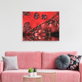 Cranberry Bazaar  Canvas Afdruk (Insitu (Woonkamer))