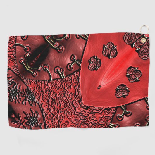 Cranberry Bazaar  Golfhanddoek (Horizontaal)