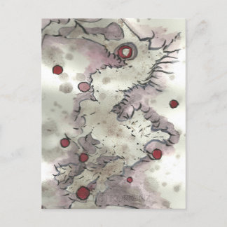 Cranberry Bog Tea Creature 003 Briefkaart