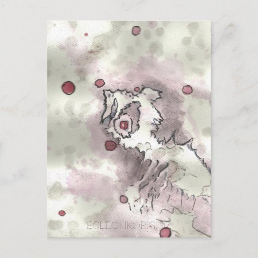 Cranberry Bog Tea Creature 011 Briefkaart (Voorkant)