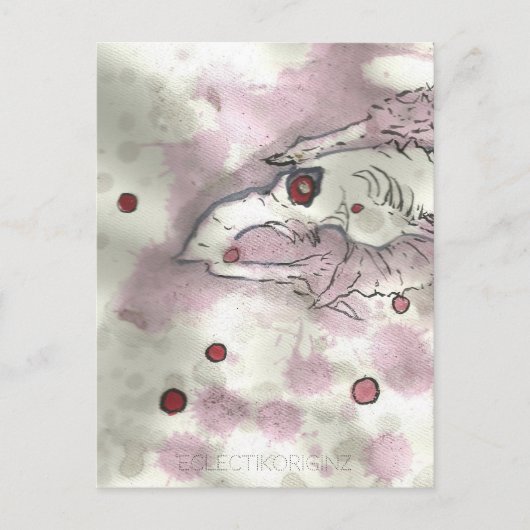Cranberry Bog Tea Creature 012 Briefkaart (Voorkant)