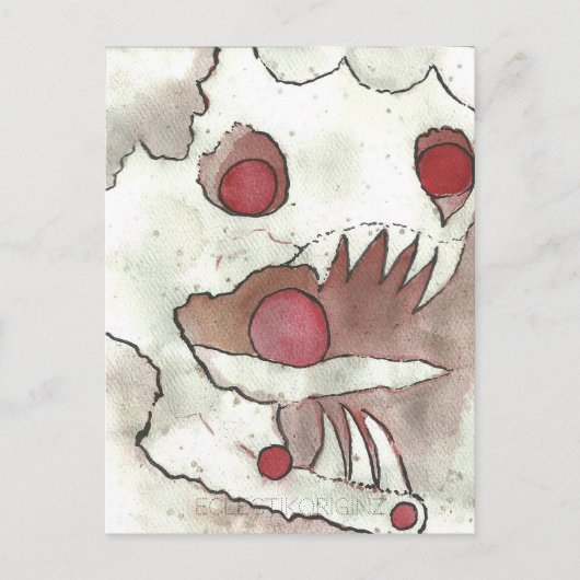 Cranberry Bog Tea Creature 05 Briefkaart (Voorkant)