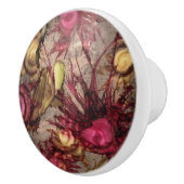 Cranberry Ceramic Knob. Keramische Knop (Rechts)