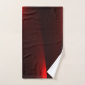Cranberry en zwarte lichten badhanddoek set bad handdoek (Handdoek)