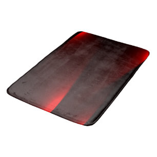 Cranberry en zwarte lichten badmat