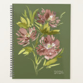 Cranberry floral planner (Voorkant)