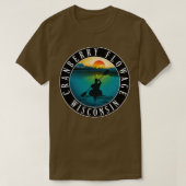 Cranberry Flowage Wisconsin Kayaking T-shirt (Design voorkant)