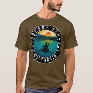 Cranberry Flowage Wisconsin Kayaking T-shirt