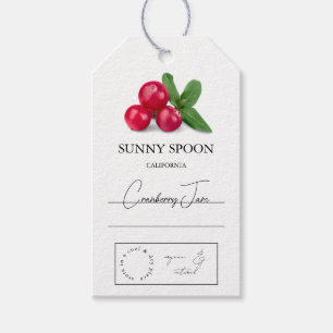 Cranberry Hang-Label Cadeaulabel