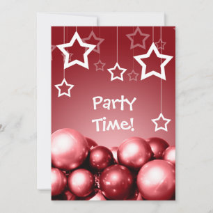 Cranberry Holiday Party Invitations personnalisées