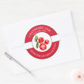 Cranberry Jam Label (Envelop)