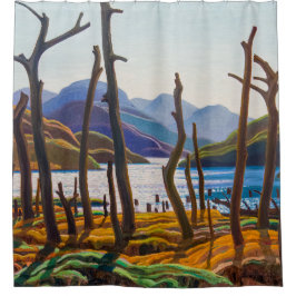 Cranberry Lake | Franklin Carmichael | Douchegordijn