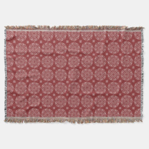 Cranberry Mandala Deken