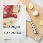 Cranberry Moscow Mule Recette Serviette cuisine (Quart Plié)