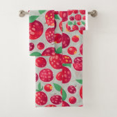 Cranberry Mozaïek Kleurrijk Gepersonaliseerd Patro Bad Handdoek (Insitu)