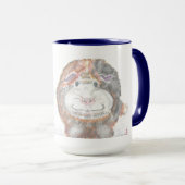 Cranberry Oranje Guinee Mok (Voorkant rechts)