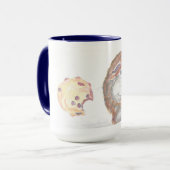 Cranberry Oranje Guinee Mok (Voorkant links)