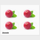 Cranberry Ovale Sticker (Vel)
