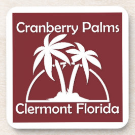 Cranberry Palms Coasters Bier Onderzetter