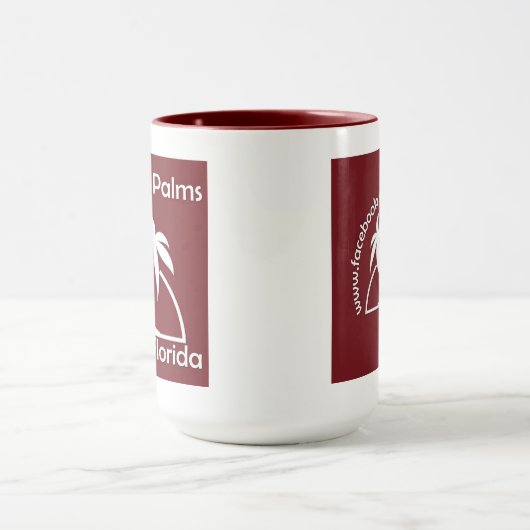 Cranberry Palms Coffee Mug (Centre)