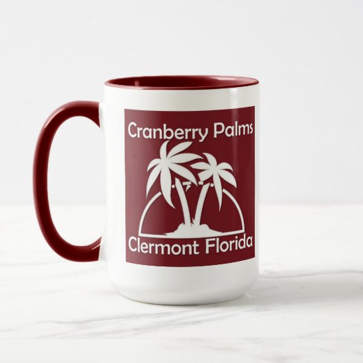 Cranberry Palms Coffee Mug (Gauche)