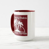 Cranberry Palms Coffee Mug (Devant gauche)