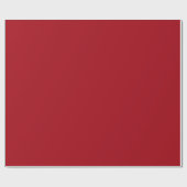 Cranberry Red Glossy Wrapping Paper Cadeaupapier (Vlak)