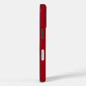 Cranberry Red Tough iPhone 16 Coque (Verso / Droite)