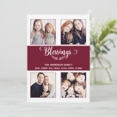  Cranberry Rood met Witte Stippen (Staand voorkant)