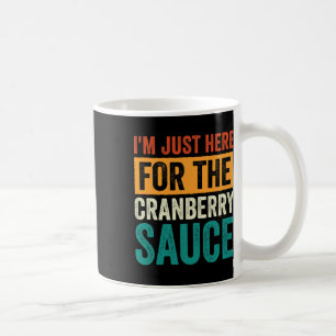 Cranberry Sauce Jellied Happy Thanksgiving in blik Koffiemok