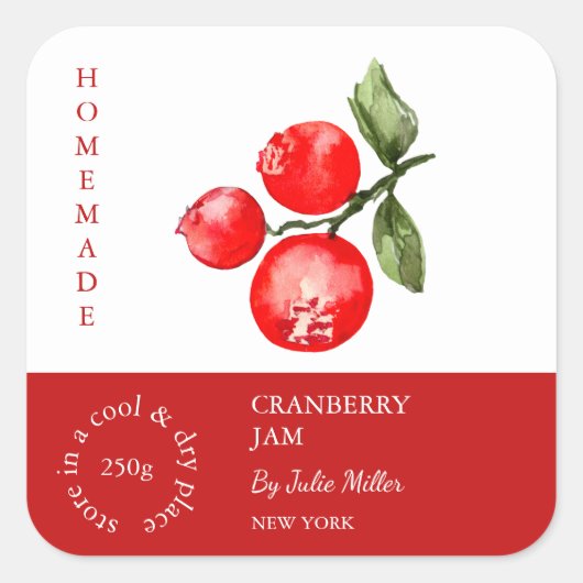 Cranberry Small Business Label (Voorkant)
