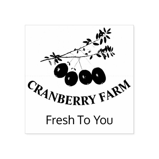 CRANBERRY Stambessen Vers Rubberstempel (Afrduk)