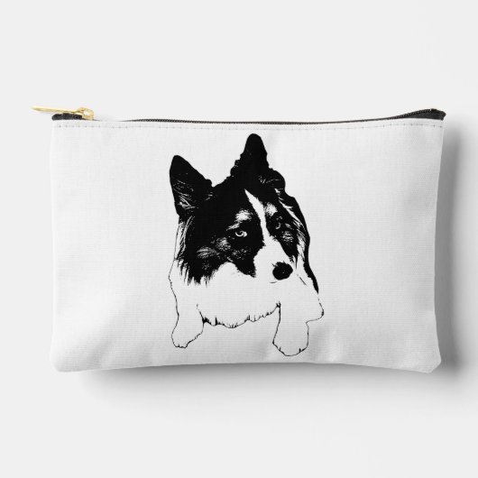 cranberry-twine zip pouch etui (Voorkant)