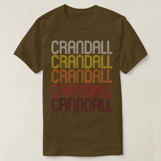Crandall, TX  Style Texas T-shirt (Design voorkant)