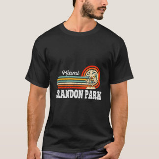 Crandon Park Miami Palm Tree Beach T-shirt