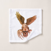 Crâne à aigle (Gant de toilette)