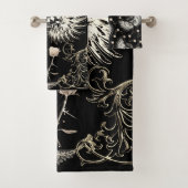 Crâne à ailes de romance gothique victorienne et r (En situation)