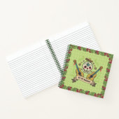 Crâne à sucre et guitares Dia de Muertos | Carnet (Intérieur)