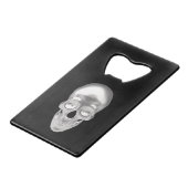 Crâne argent, 3D -  (Devant Angle)
