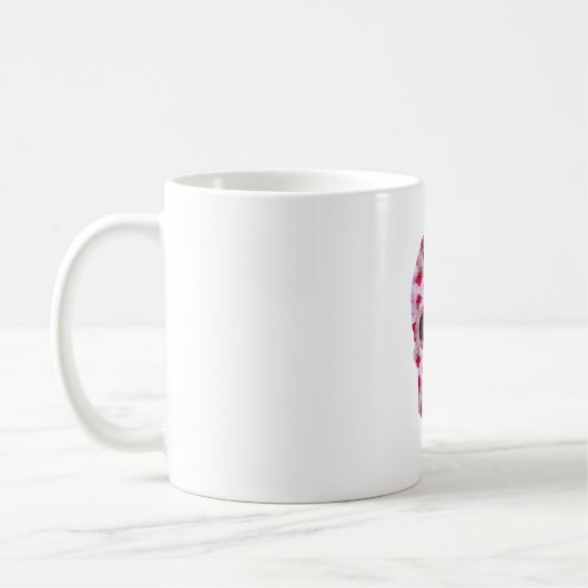 Crâne Art classique Mug (Gauche)