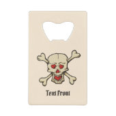 Crâne avec des cœurs (Devant)