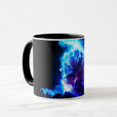 Crâne avec la tasse de flammes bleues (Devant gauche)